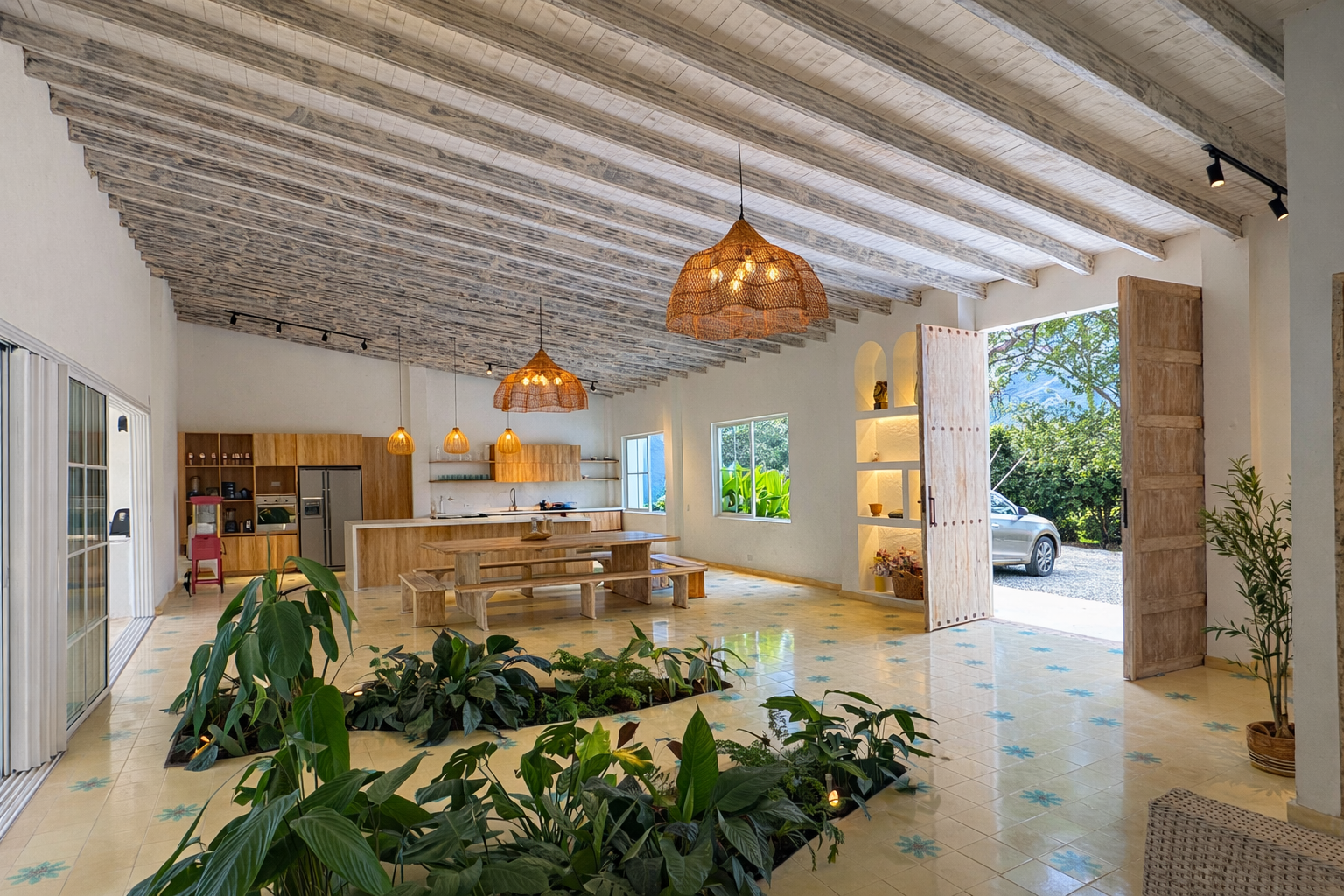 Cocina y comedor